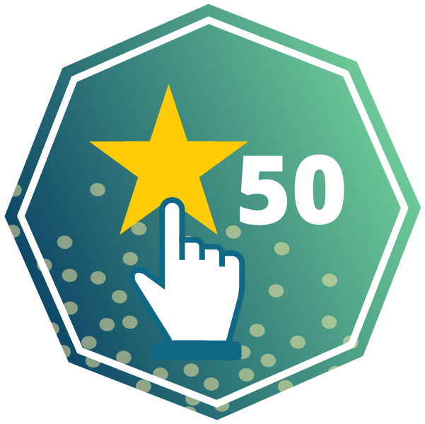 50 Kudos Given