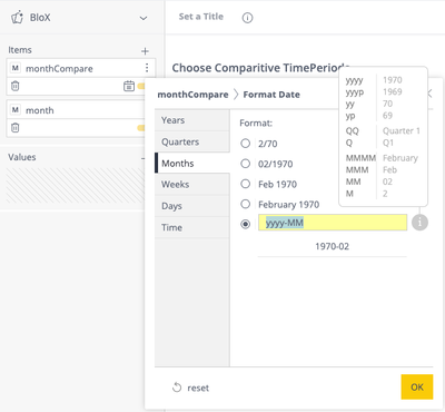 Month Format of the Date Fields on the Input Widget