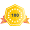 100 Kudos Received 